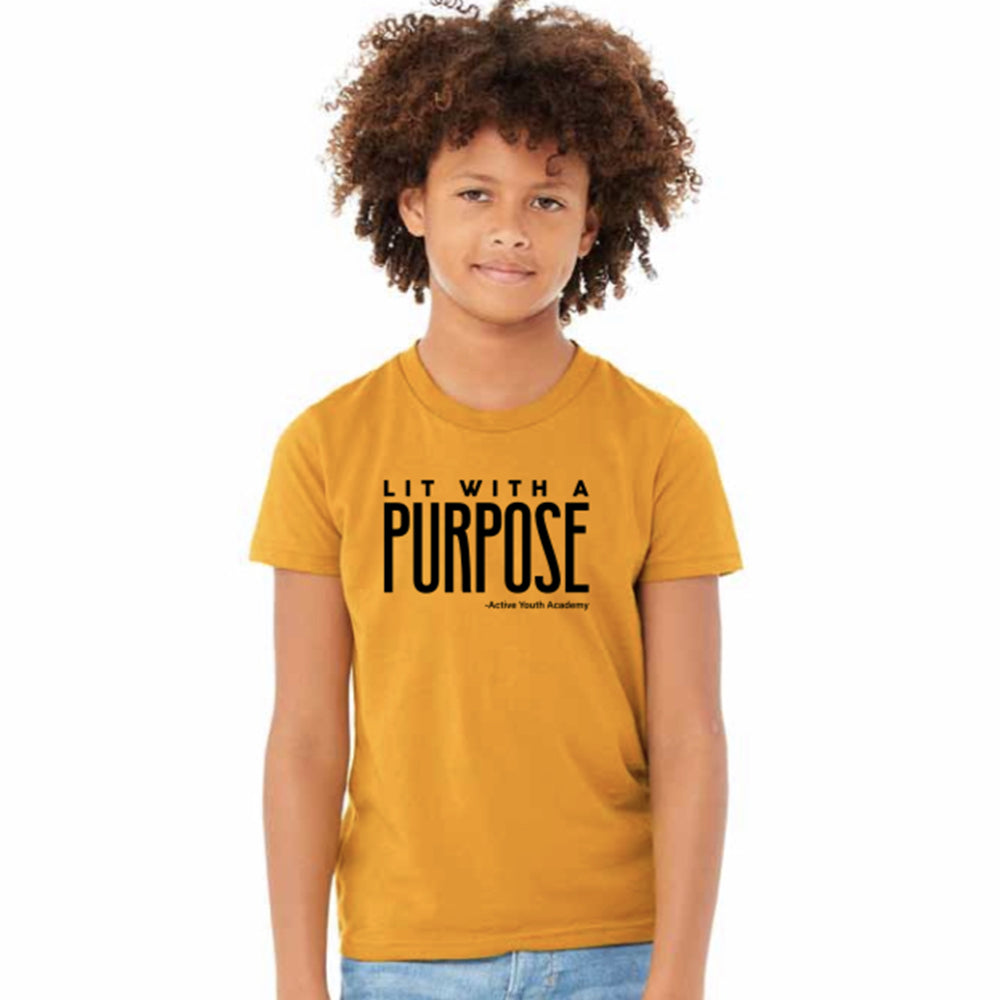 Yellow Purpose Youth T-Shirt
